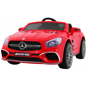 Mercedes AMG SL65 dla dzieci Czerwony + Pilot + Bagażnik + Regulacja siedzenia + MP3 LED + Wolny Start